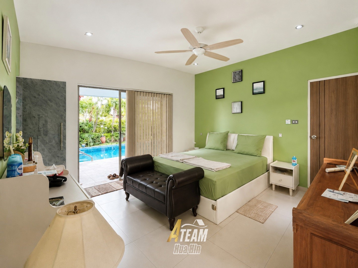 Villa avec piscine de 3 chambres à louer à Wijittra, à Hin lek fai