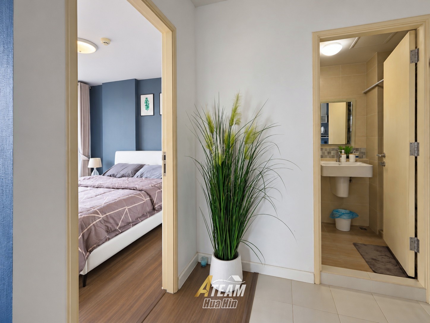 Petit appartement confortable de 2 chambres à louer à Baan Koo Kiang