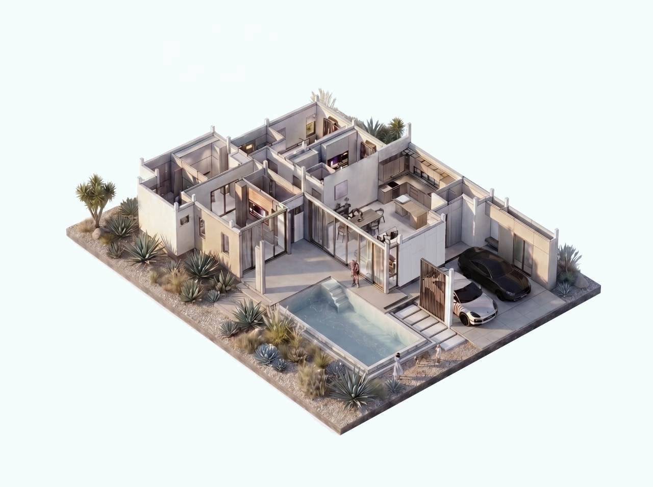 Nouvelles villas avec piscine sur plan dans le centre de Hua Hin – Soi 114 !