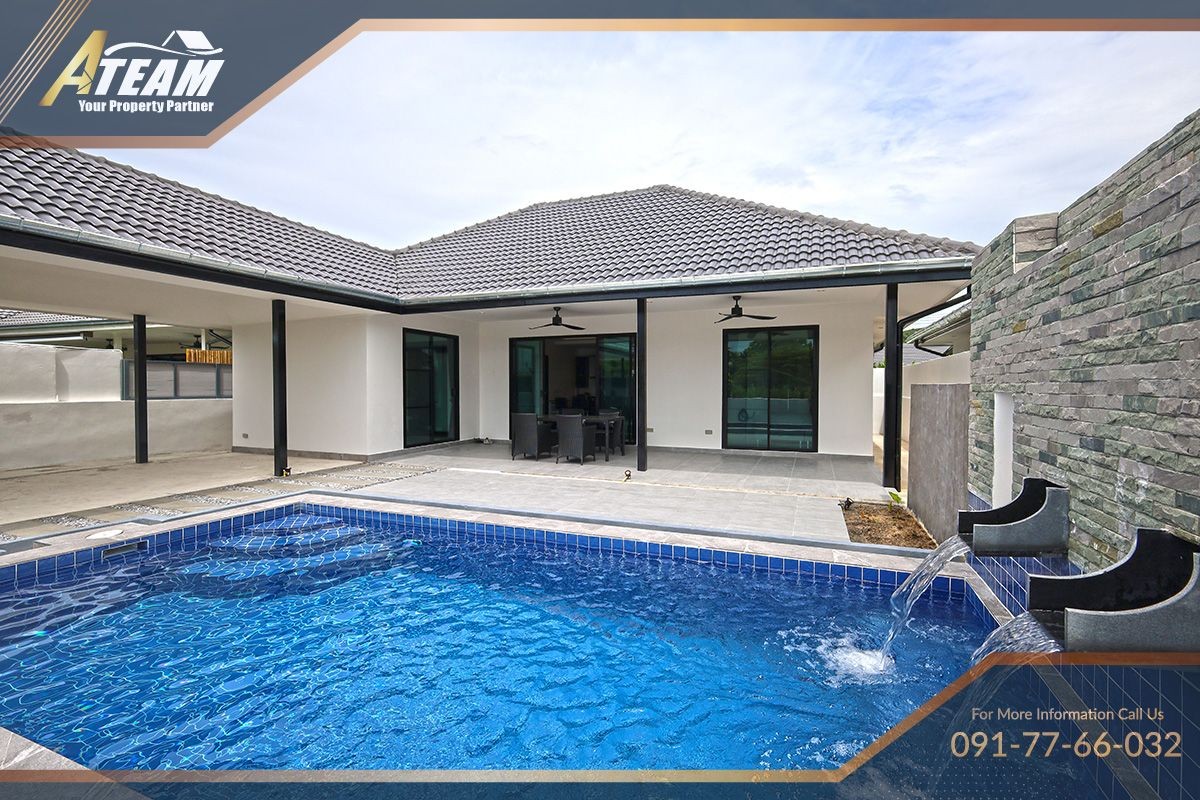 House for sale milpool villa 3bedrooms centre city soi102 huahin36
