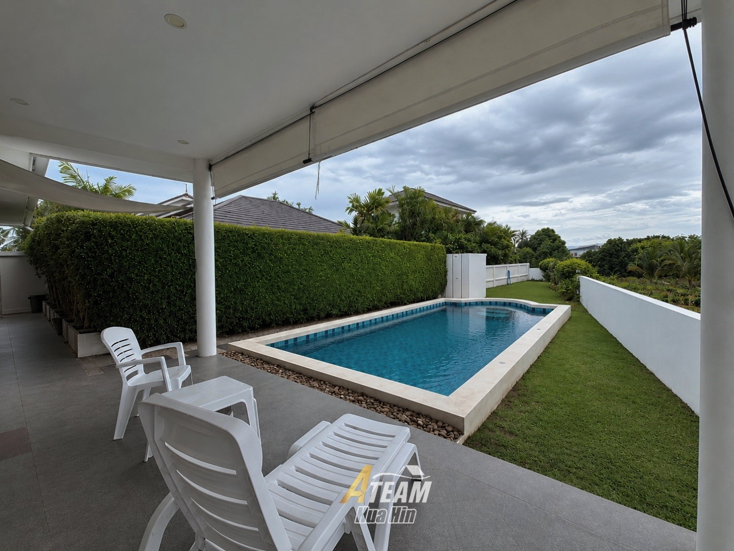 Villa avec piscine élégante de 2 chambres offrant une vue sur les champs d’ananas – Wang Pong, Pranburi