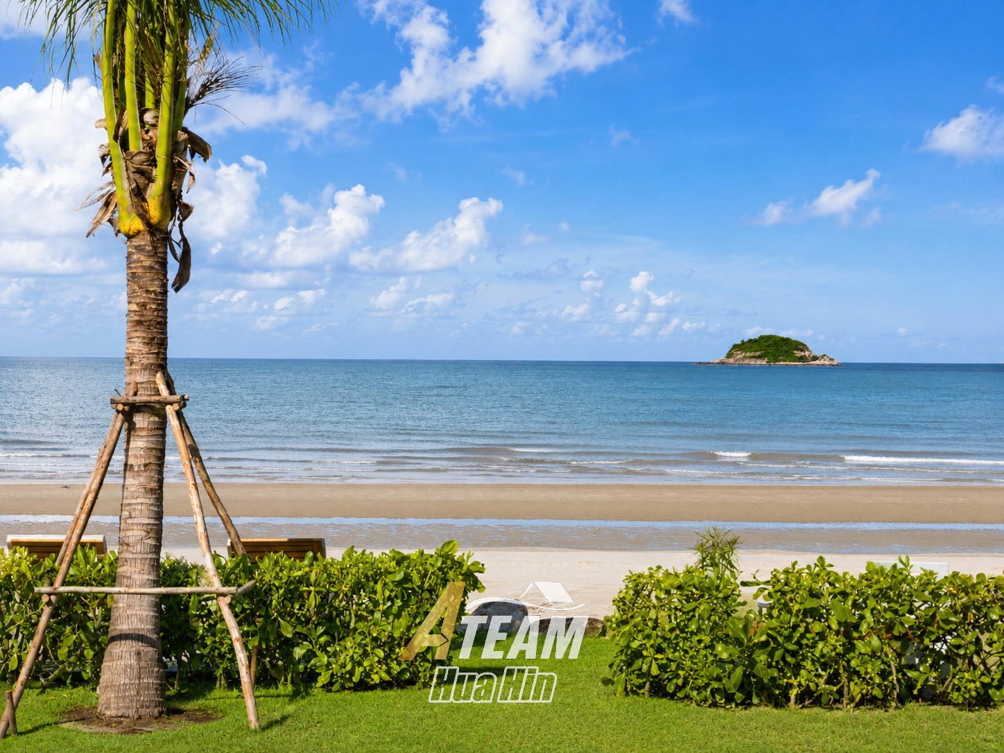 Appartement en bord de mer de 2 chambres avec vue sur la mer, acceptant les animaux, à Malibu Khao Tao