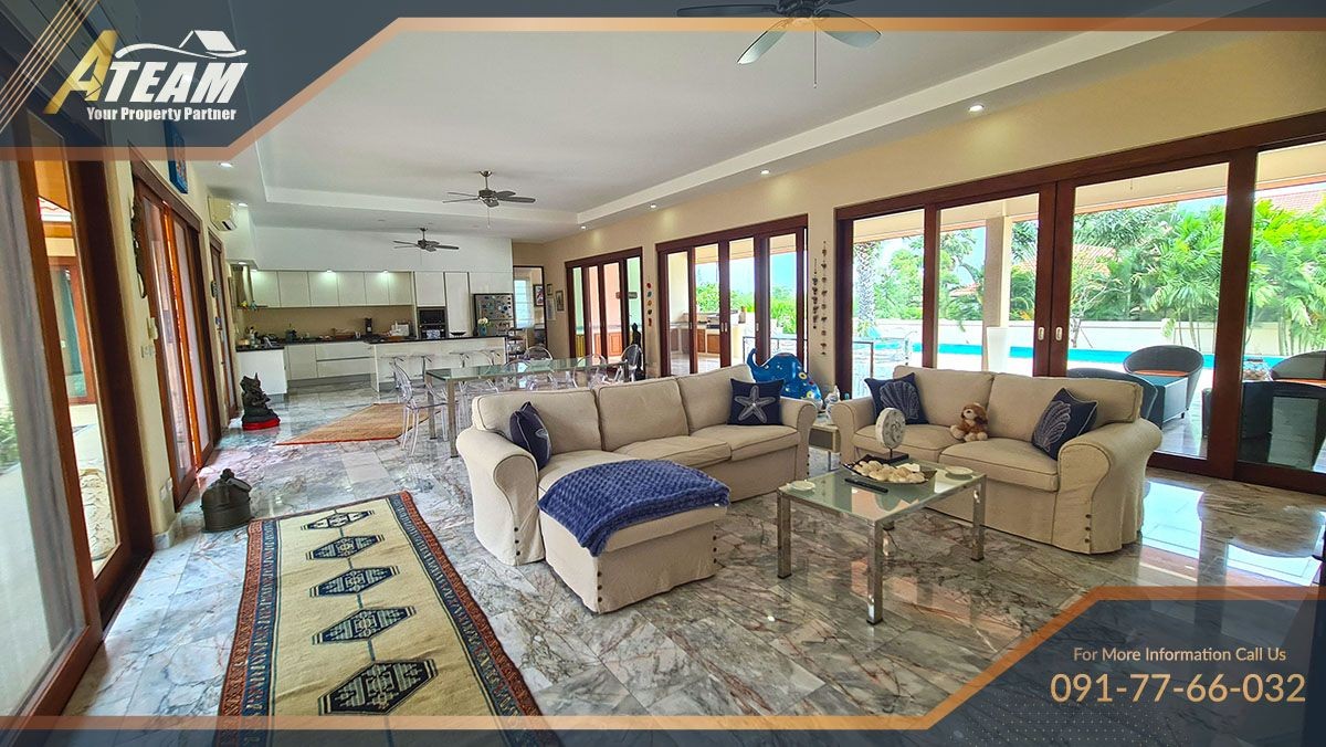 Luxury pool villa on bog land pranburi 35