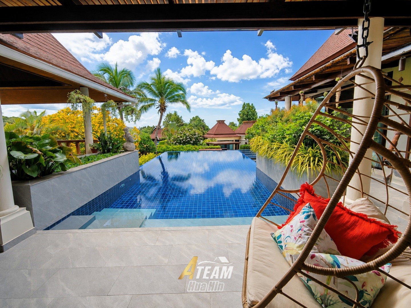 ---RÉSERVÉ-- Spacieuse villa de 3 chambres avec piscine et vue sur la montagne – Panorama Village, Khao Tao