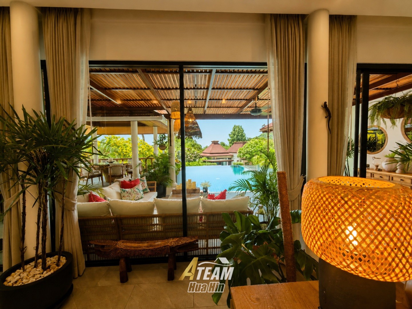 ---RÉSERVÉ-- Spacieuse villa de 3 chambres avec piscine et vue sur la montagne – Panorama Village, Khao Tao