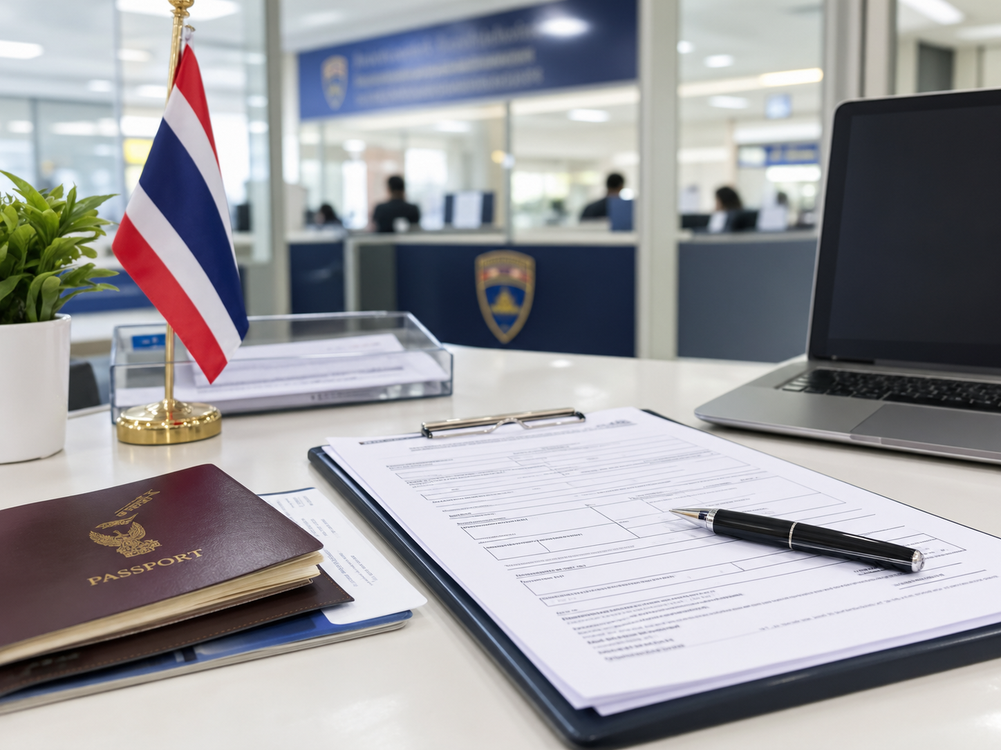 Formulaires officiels de l'immigration thaïlandaise prêts à être téléchargés