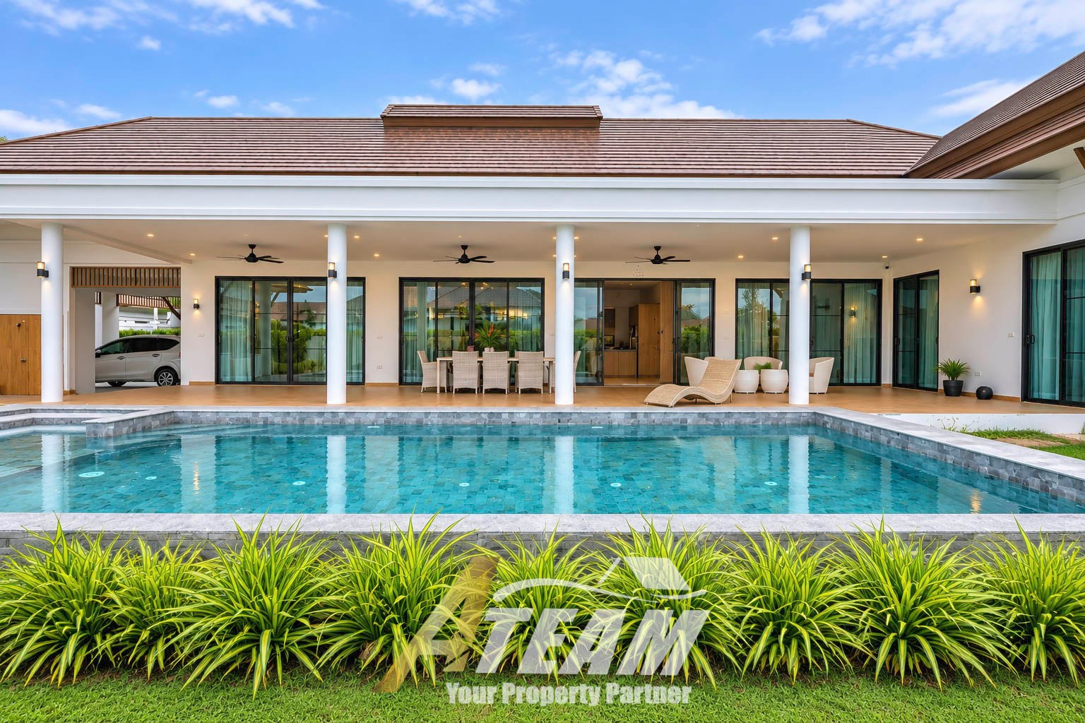 Spacieuse maison de 3 chambres à louer à Plumeria Villa Hua Hin–Cha Am