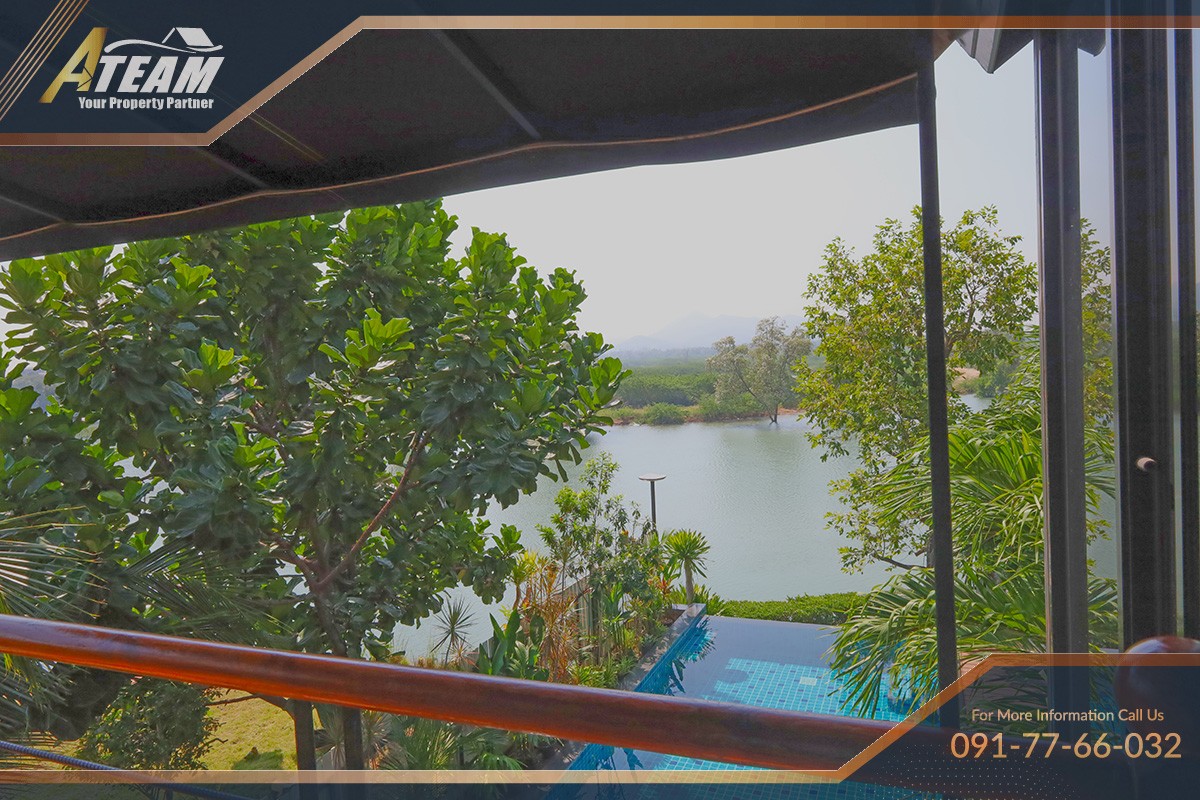 Villa unique de 5 chambres avec piscine au bord de la rivière à Pak Nam Pran