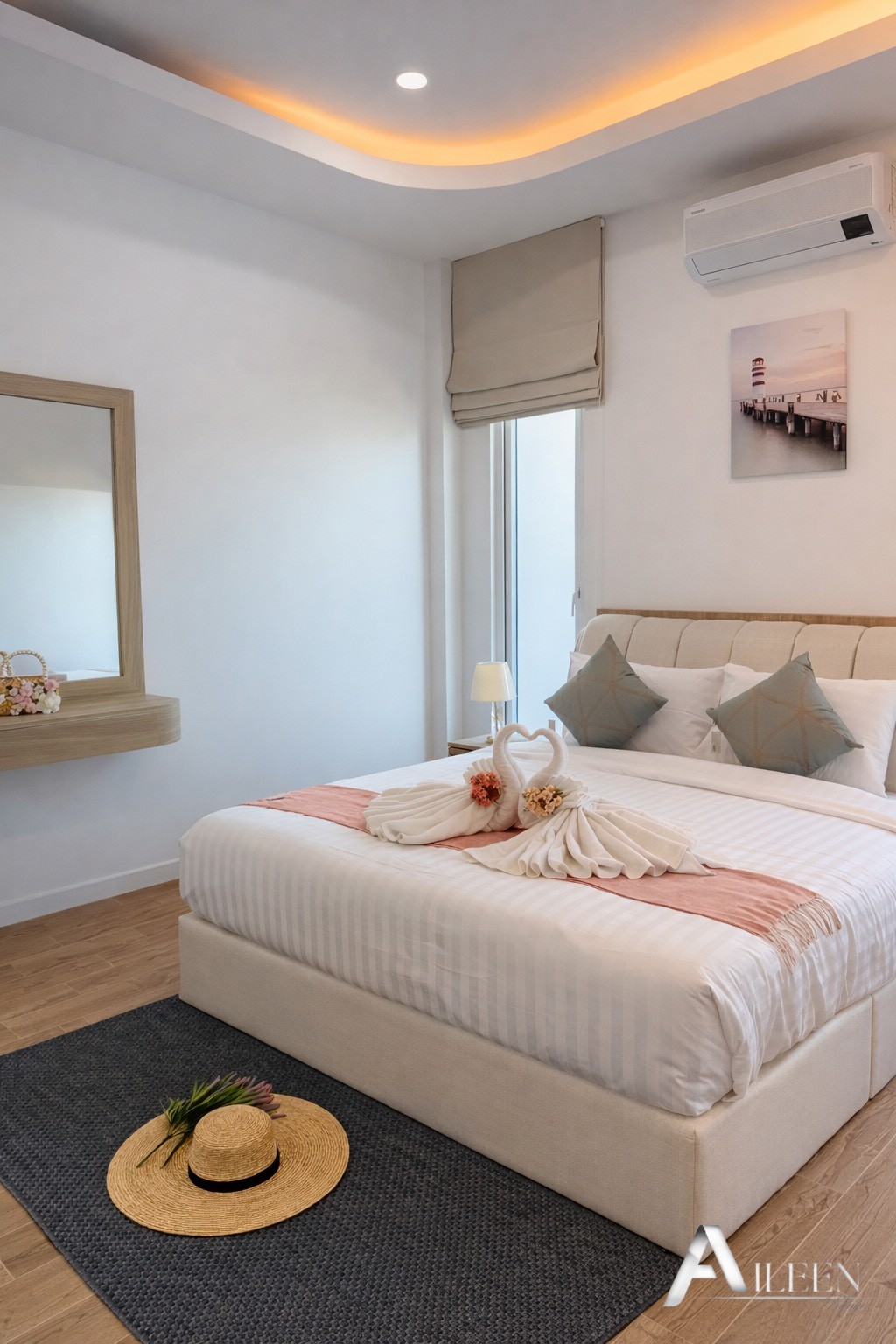 Belle villa avec 3 chambres, 3 salles de bains et piscine dans un quartier résidentiel paisible