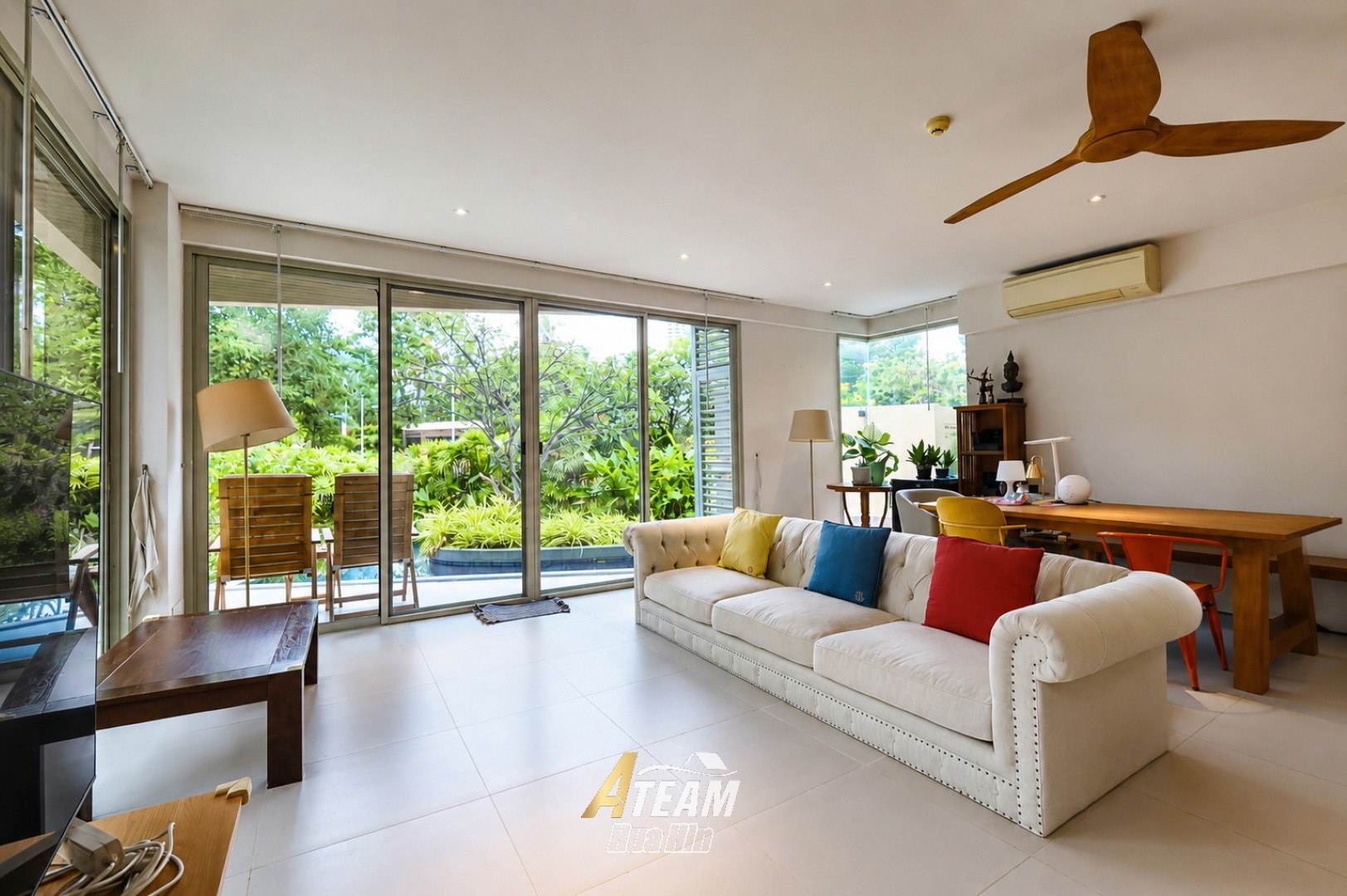Appartement de 2 chambres avec accès à la piscine à Baan Thew Talay Aqua Marine, Cha-Am