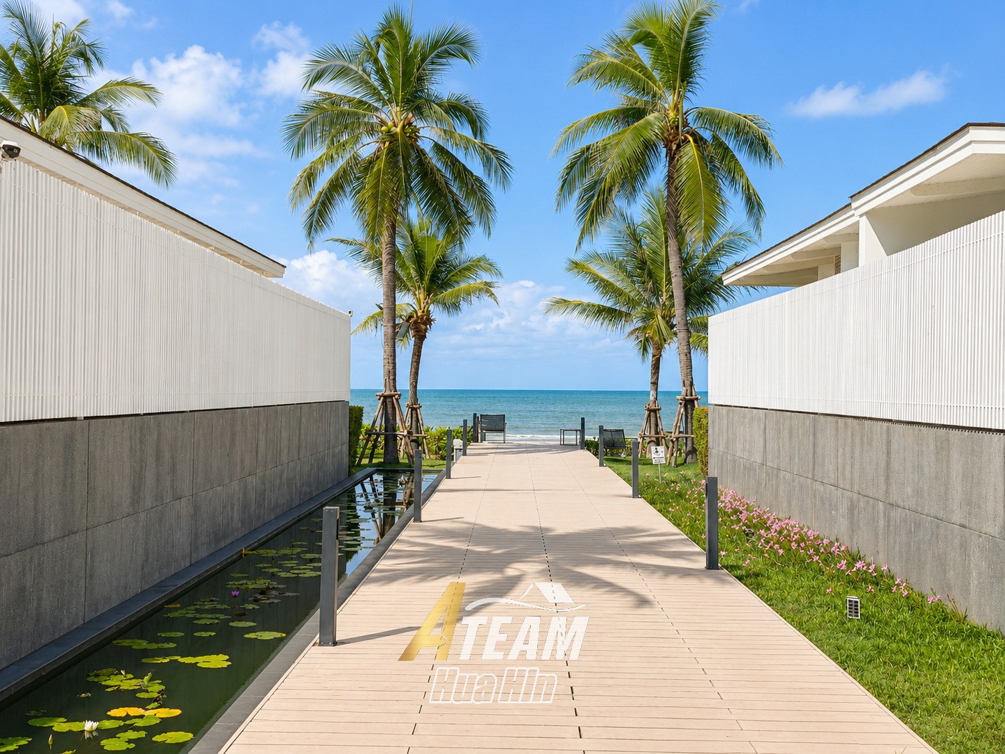 Appartement en bord de mer de 2 chambres avec vue sur la mer, acceptant les animaux, à Malibu Khao Tao