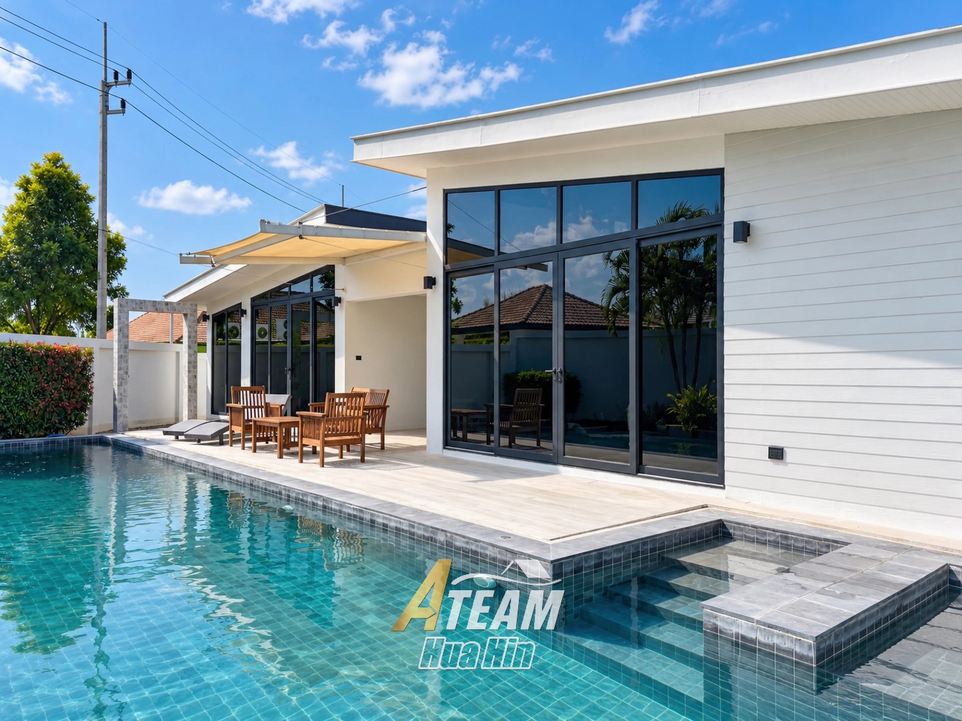Modern 3-Bedroom Pool Villa for Sale in Soi 112, Hua Hin