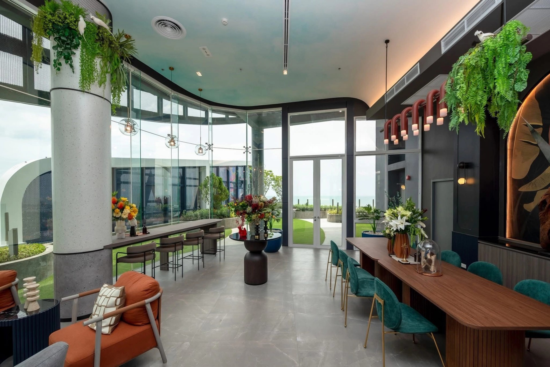 Studio en location avec vue sur mer et montagne à Supalai Blue Whale Hua Hin