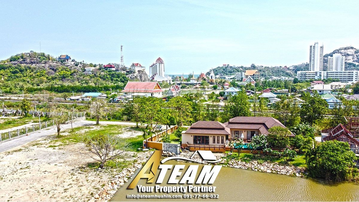 Lakeside-poolvilla-for-sale-hua-hin-Takiap-drone5