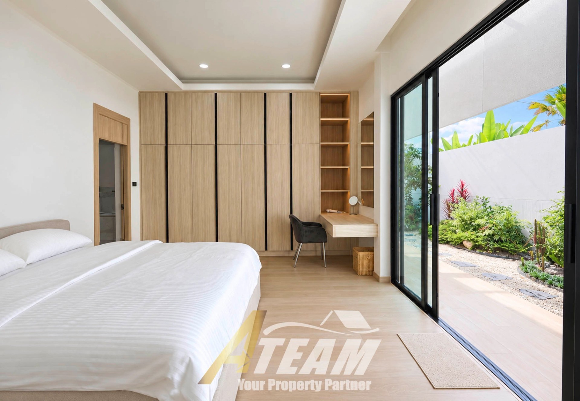 Property photo at Spacious 2-Bedroom Private Pool Villa with Separate Office for Rent at Asai Village, Hua Hin – From ฿40,000/Month  Copy