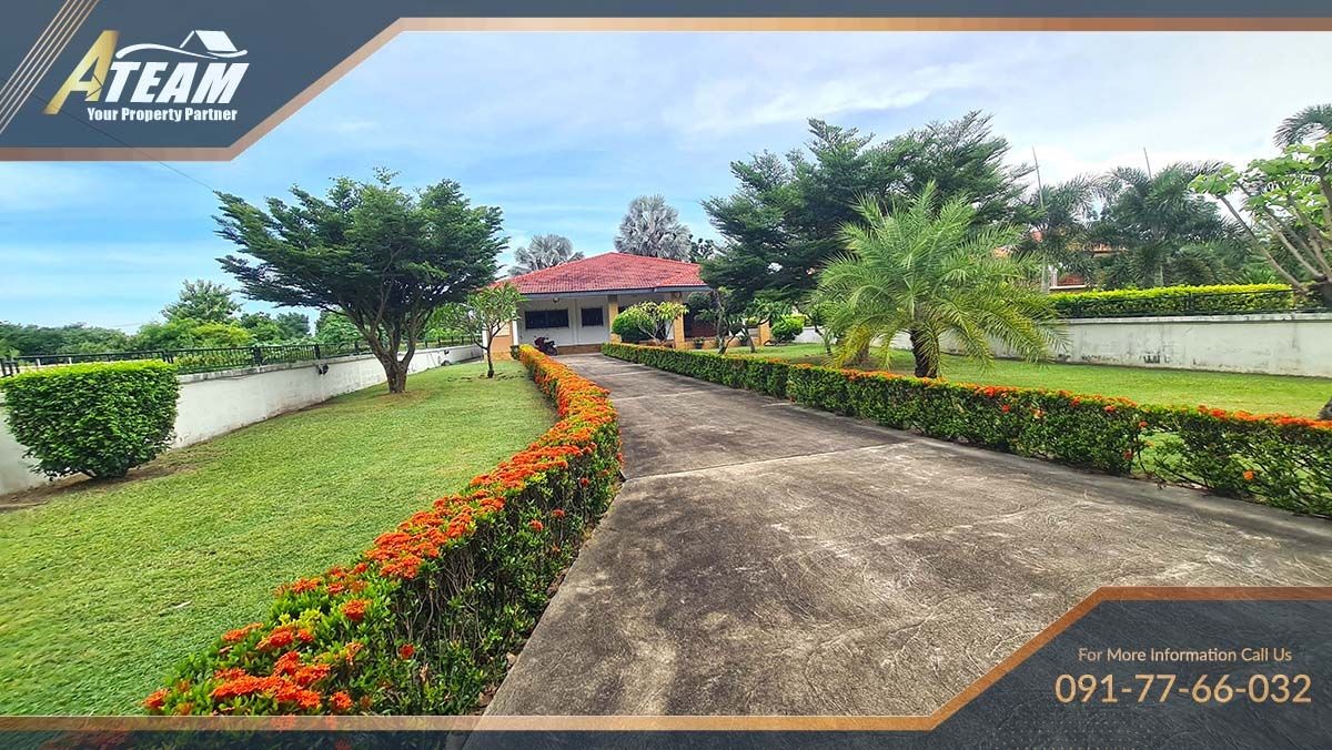 huahin house for sale chaam pool villa 3bed 2bath garden land2