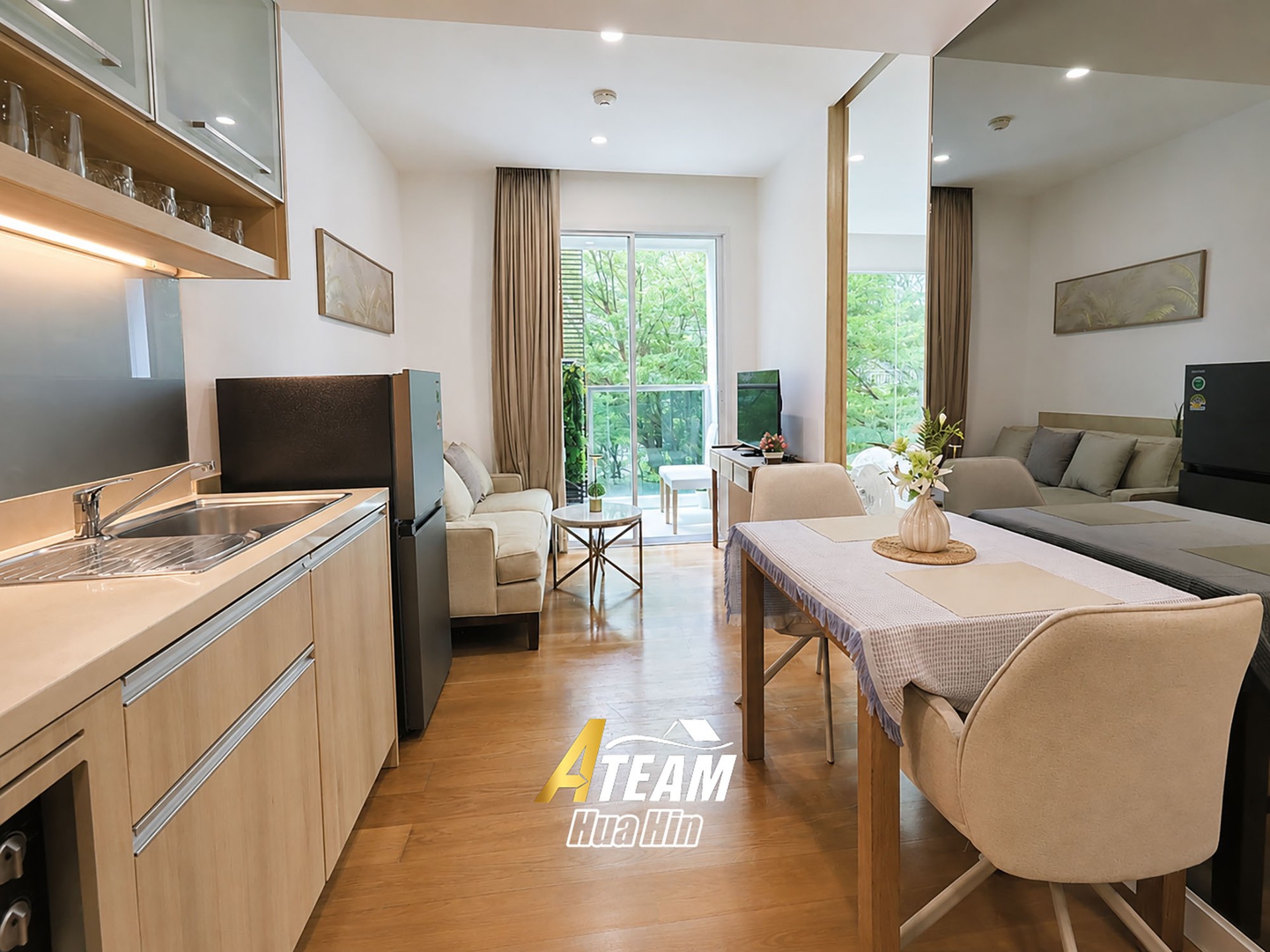 À VENDRE – Appartement 1 chambre récemment rénové à Amari Residences Hua Hin