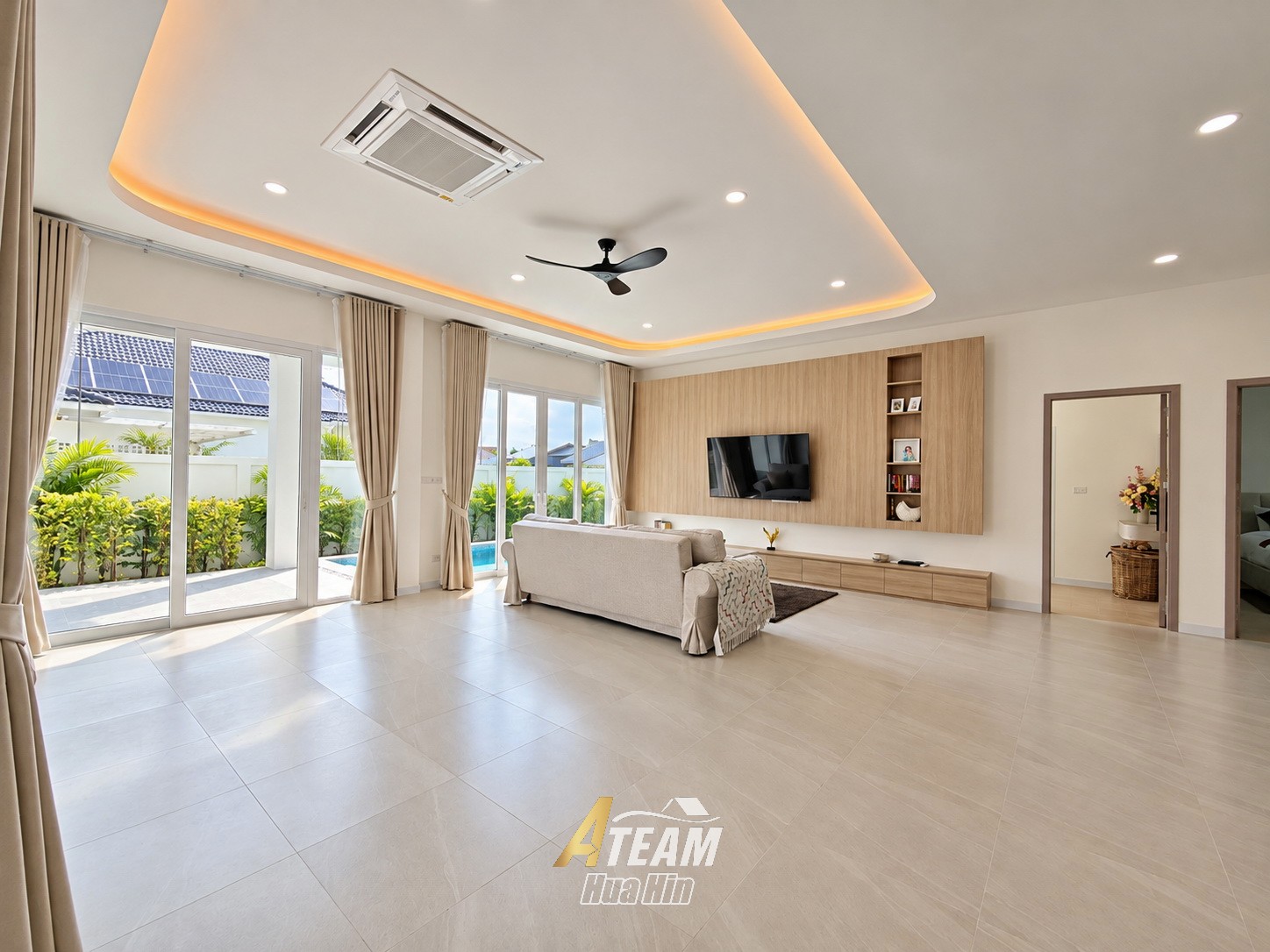 Villa neuve de 3 chambres avec piscine à vendre à Hua Hin Soi 88