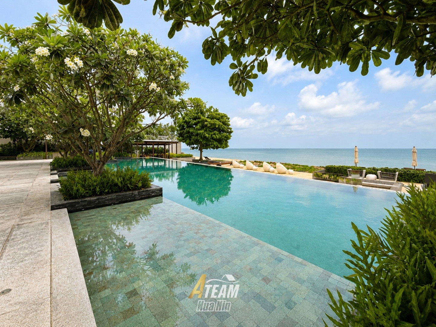 Appartement de 2 chambres avec accès à la piscine à Baan Thew Talay Aqua Marine, Cha-Am
