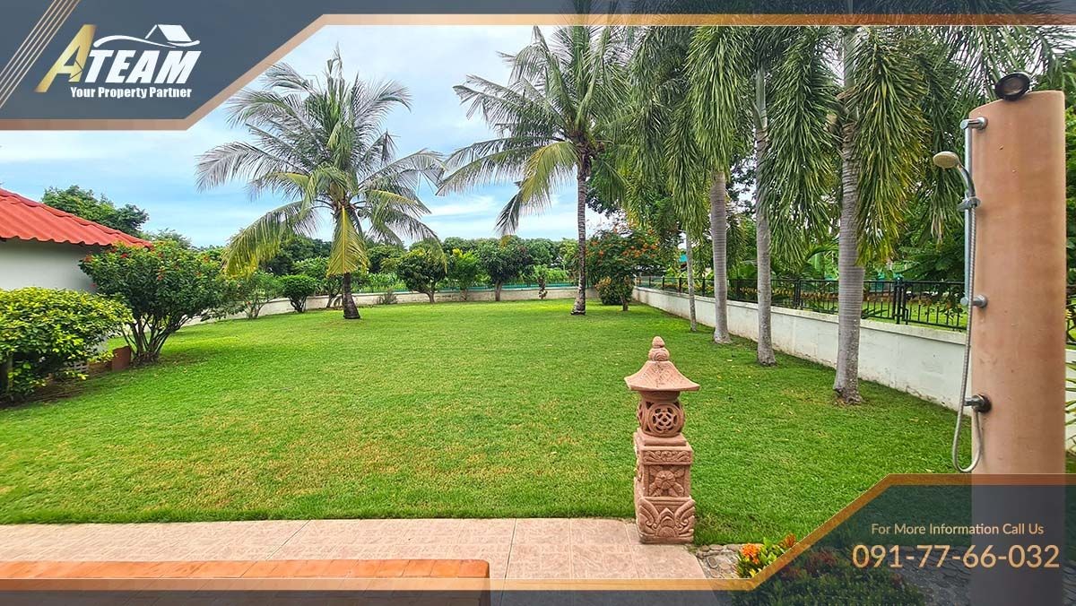 huahin house for sale chaam pool villa 3bed 2bath garden land22
