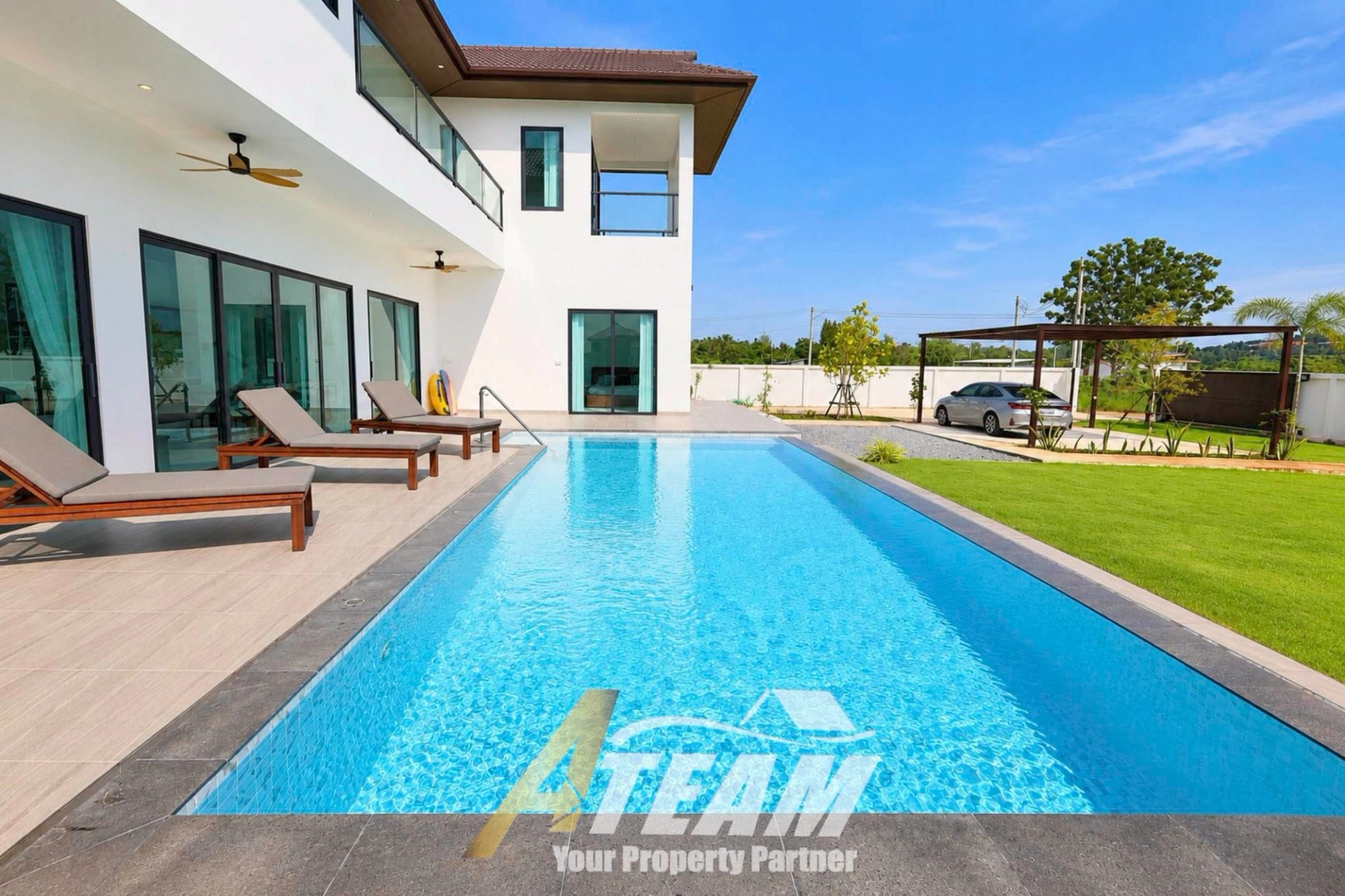 Villa de luxe avec piscine et maison d'hôtes de 6 chambres à Baan Lom Yen, Hua Hin