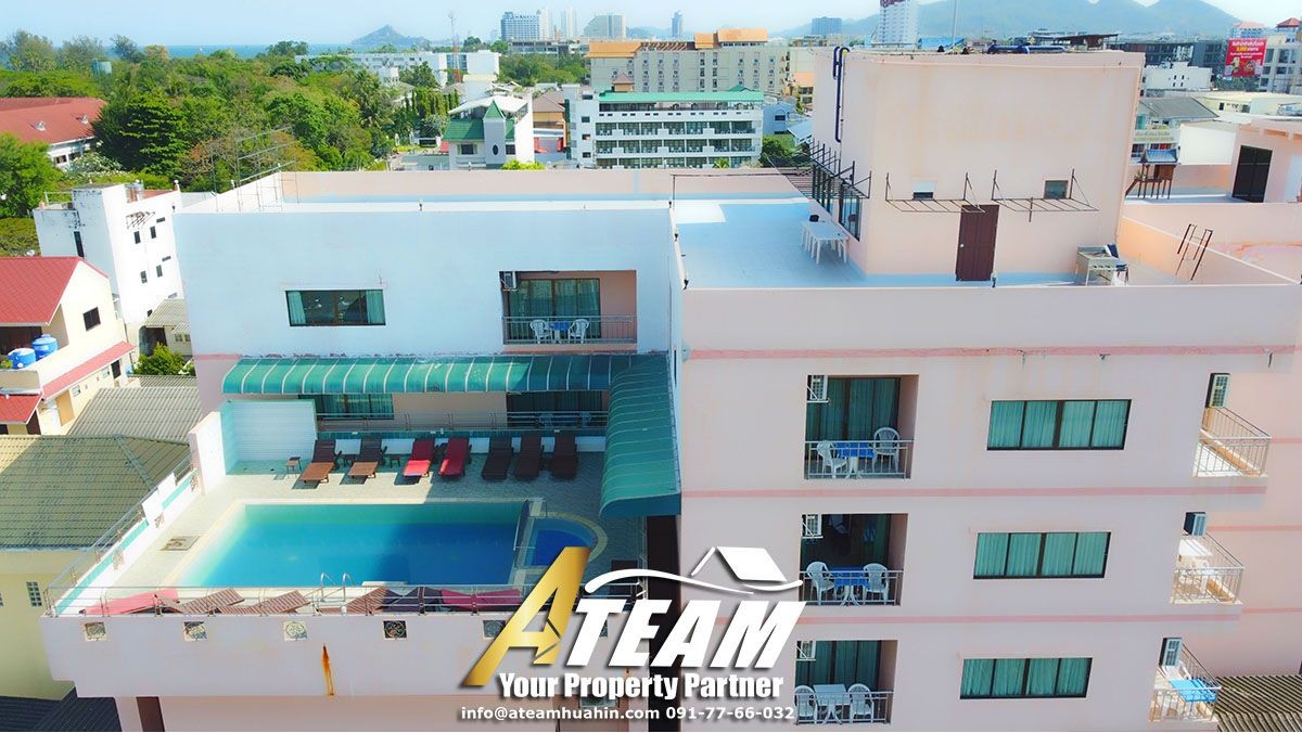 Hotel-for-sale-hua-hin-center-drone1