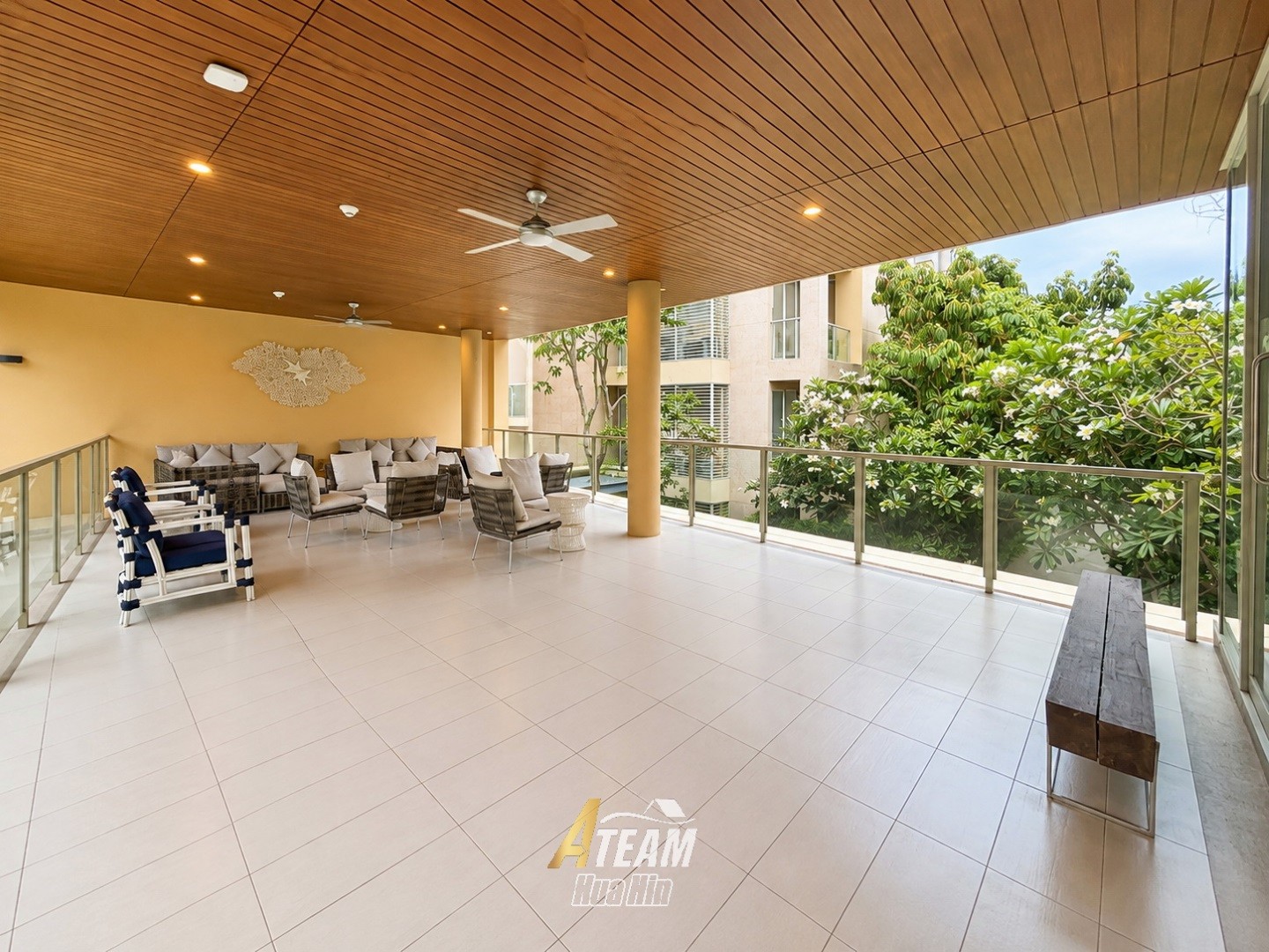 Appartement de 2 chambres avec accès à la piscine à Baan Thew Talay Aqua Marine, Cha-Am