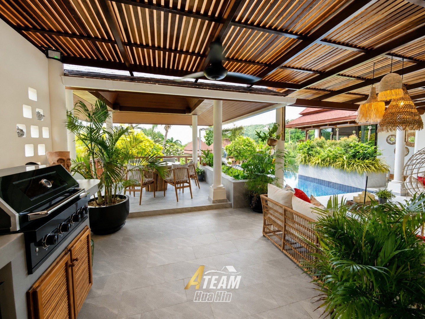 ---RÉSERVÉ-- Spacieuse villa de 3 chambres avec piscine et vue sur la montagne – Panorama Village, Khao Tao