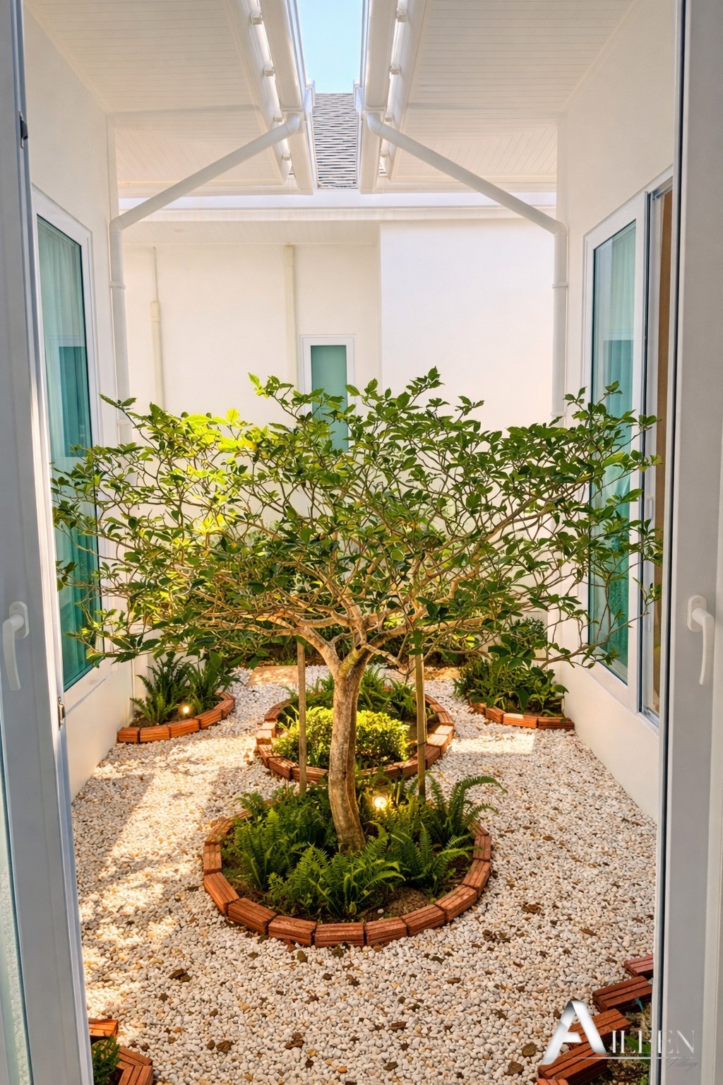 Belle villa avec 3 chambres, 3 salles de bains et piscine dans un quartier résidentiel paisible
