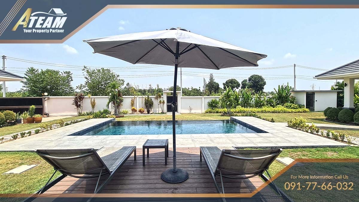 luxury 5 bedrooms on 2 rais resale development Hua Hin46