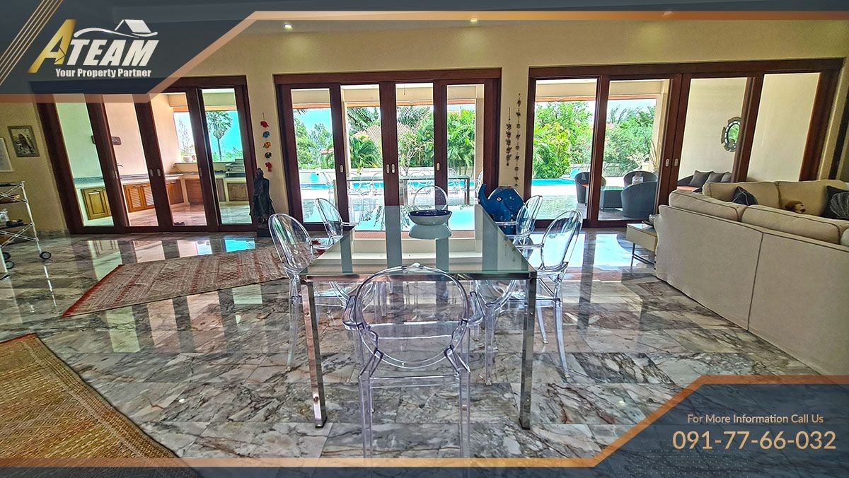 luxury massive pool villa sam roi yod resale development20