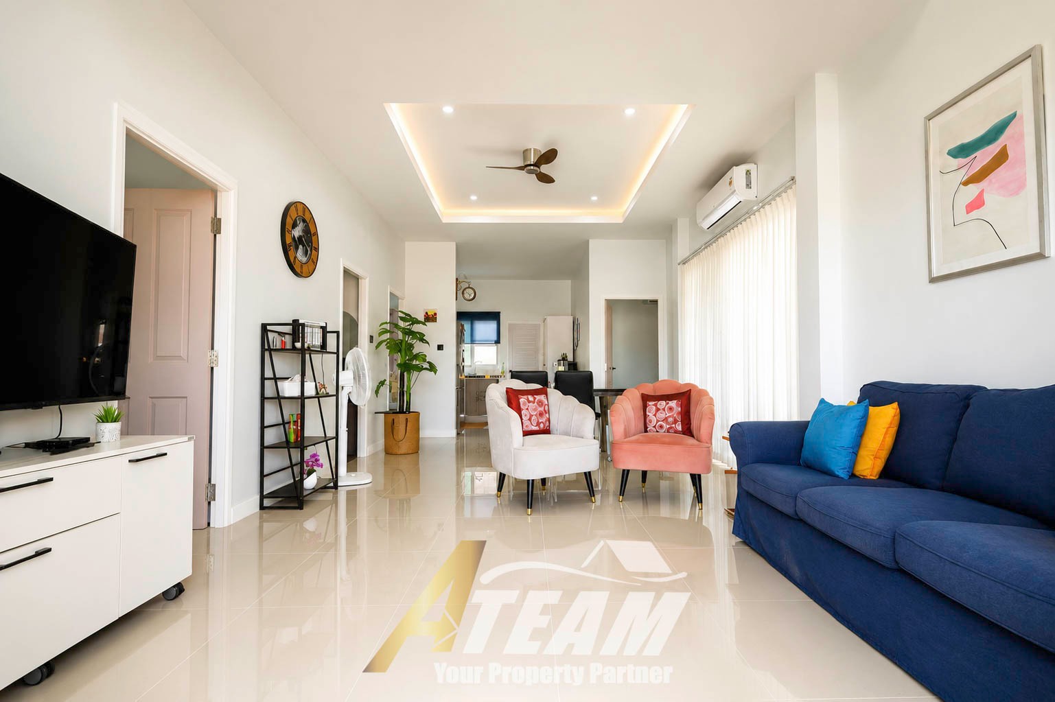 Villa de 3 chambres avec piscine privée à vendre – ABC Pool Village, Cha-am