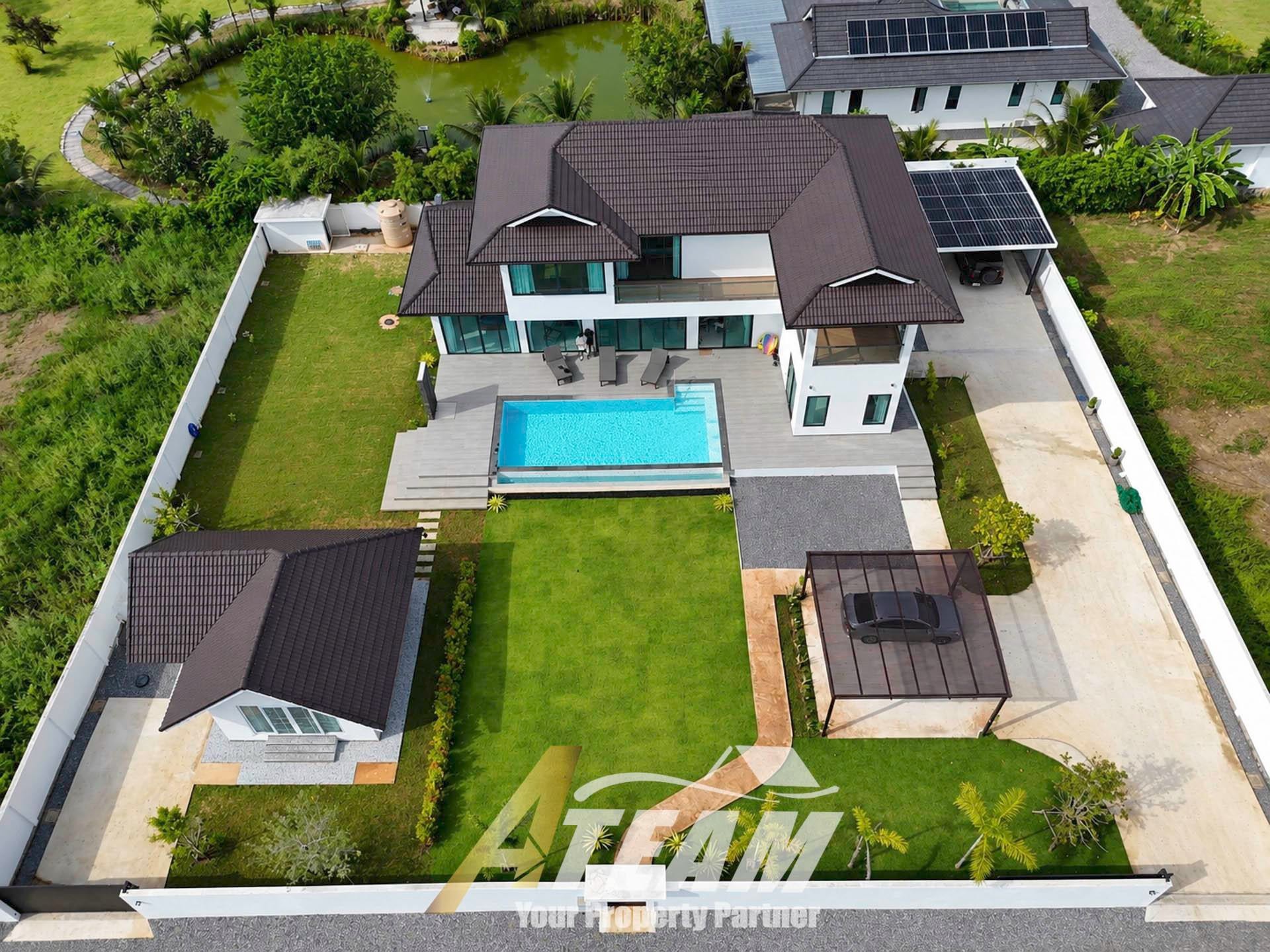 Villa de luxe avec piscine et maison d'hôtes de 6 chambres à Baan Lom Yen, Hua Hin