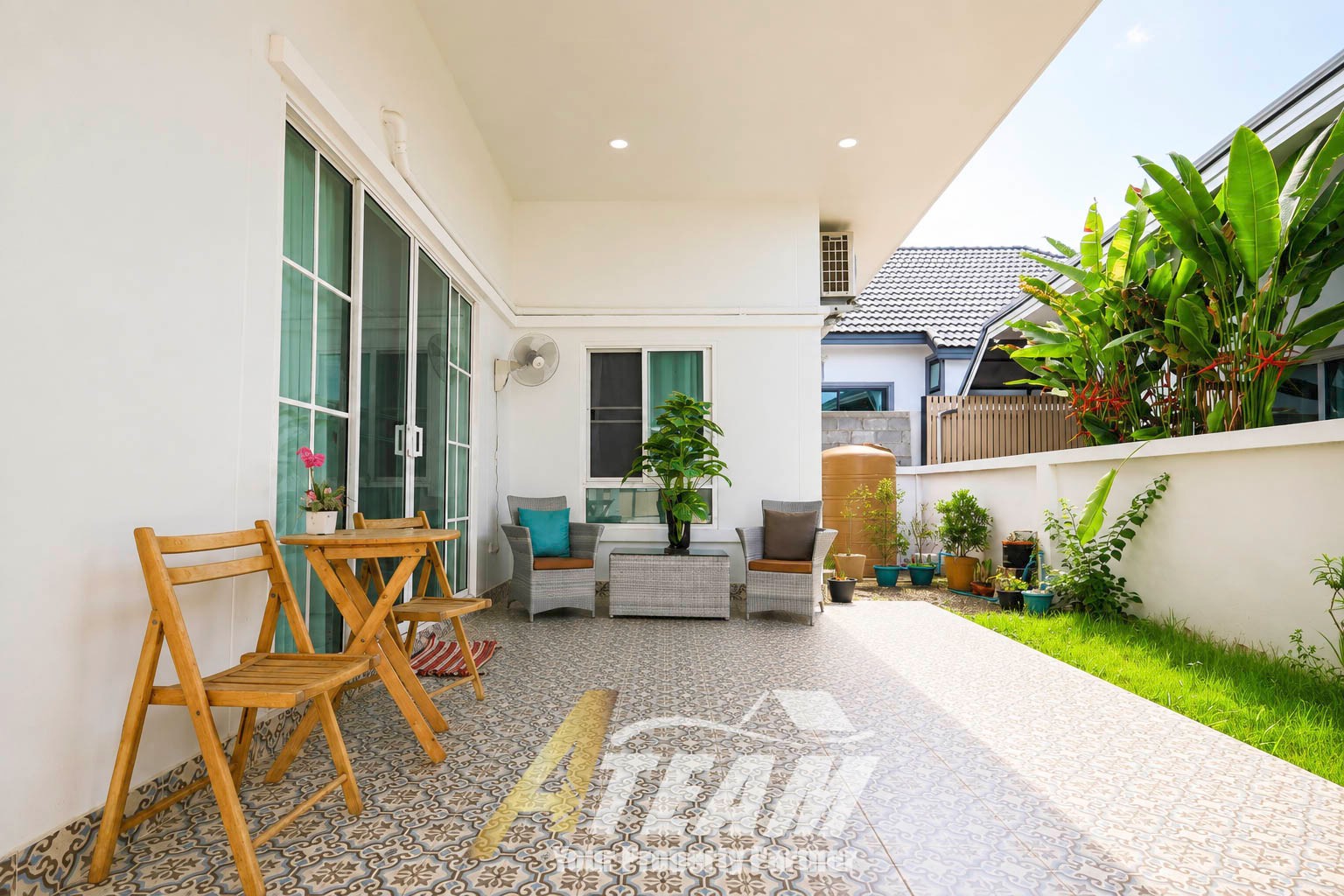 Villa de 3 chambres avec piscine privée à vendre – ABC Pool Village, Cha-am