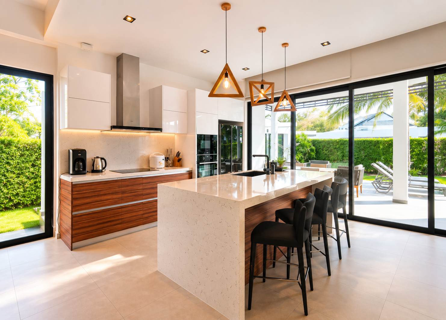 Villa privée relaxante de 4 chambres avec piscine à Sivana Hideaway Hua Hin