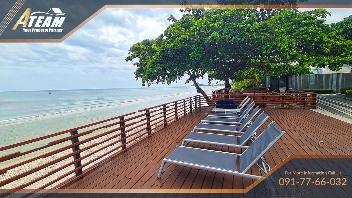 condo for sale huahin Baan Sanpluem pool center2bedroom beachfront25