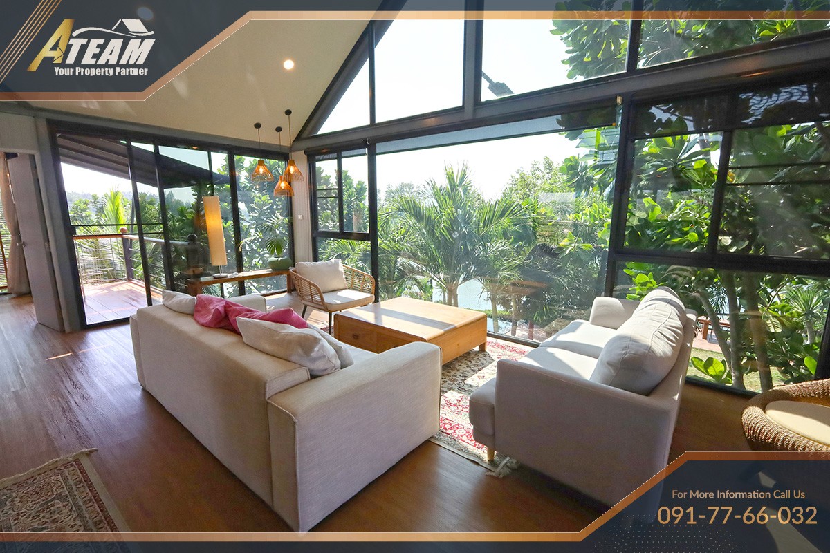 Villa unique de 5 chambres avec piscine au bord de la rivière à Pak Nam Pran