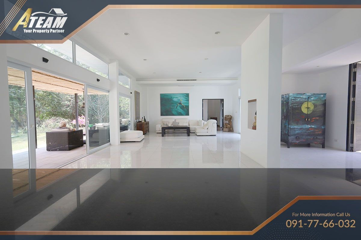 House for sale huahin poolvilla luxury Lakeside 5bedroom garden18