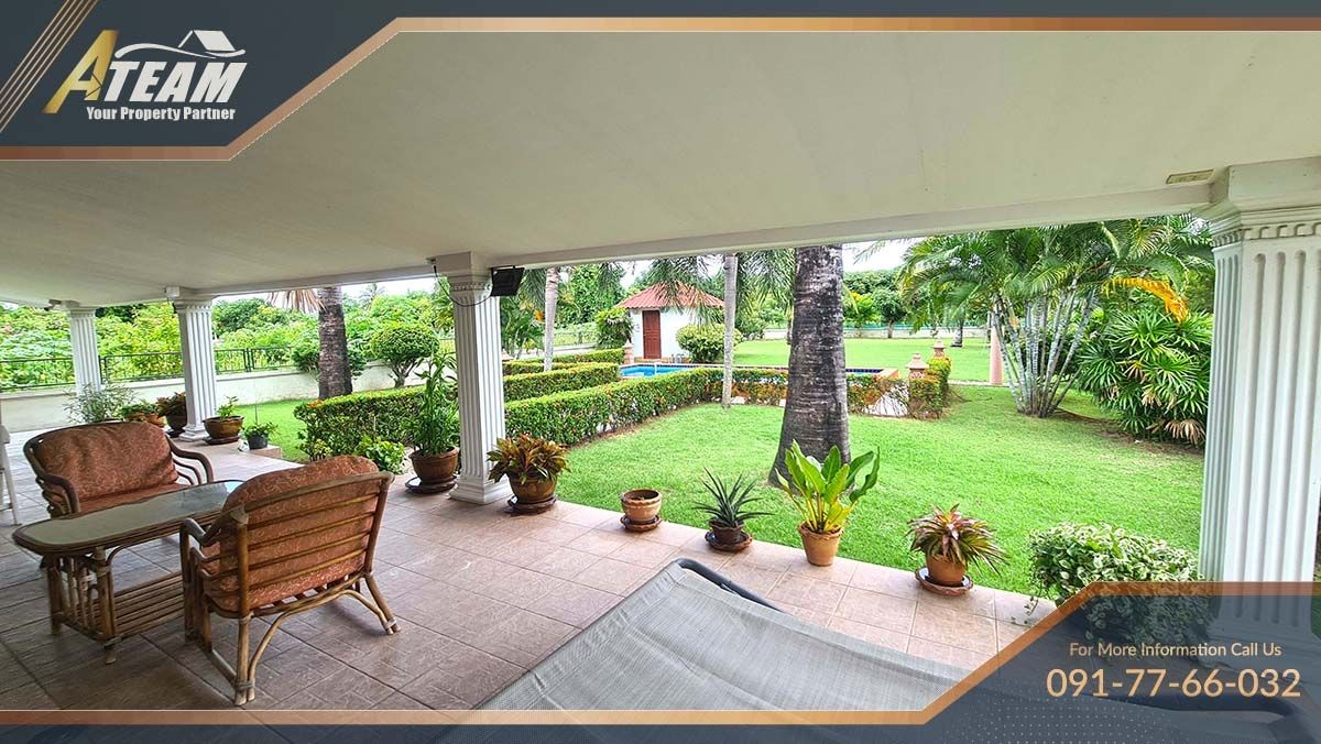 huahin house for sale chaam pool villa 3bed 2bath garden land20