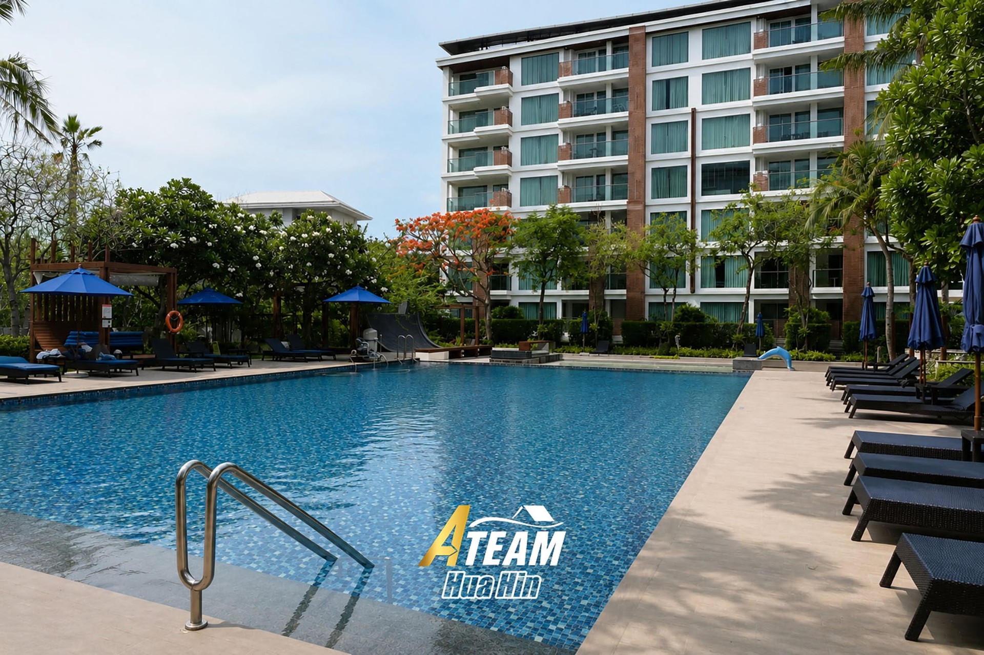 À VENDRE – Appartement 1 chambre récemment rénové à Amari Residences Hua Hin
