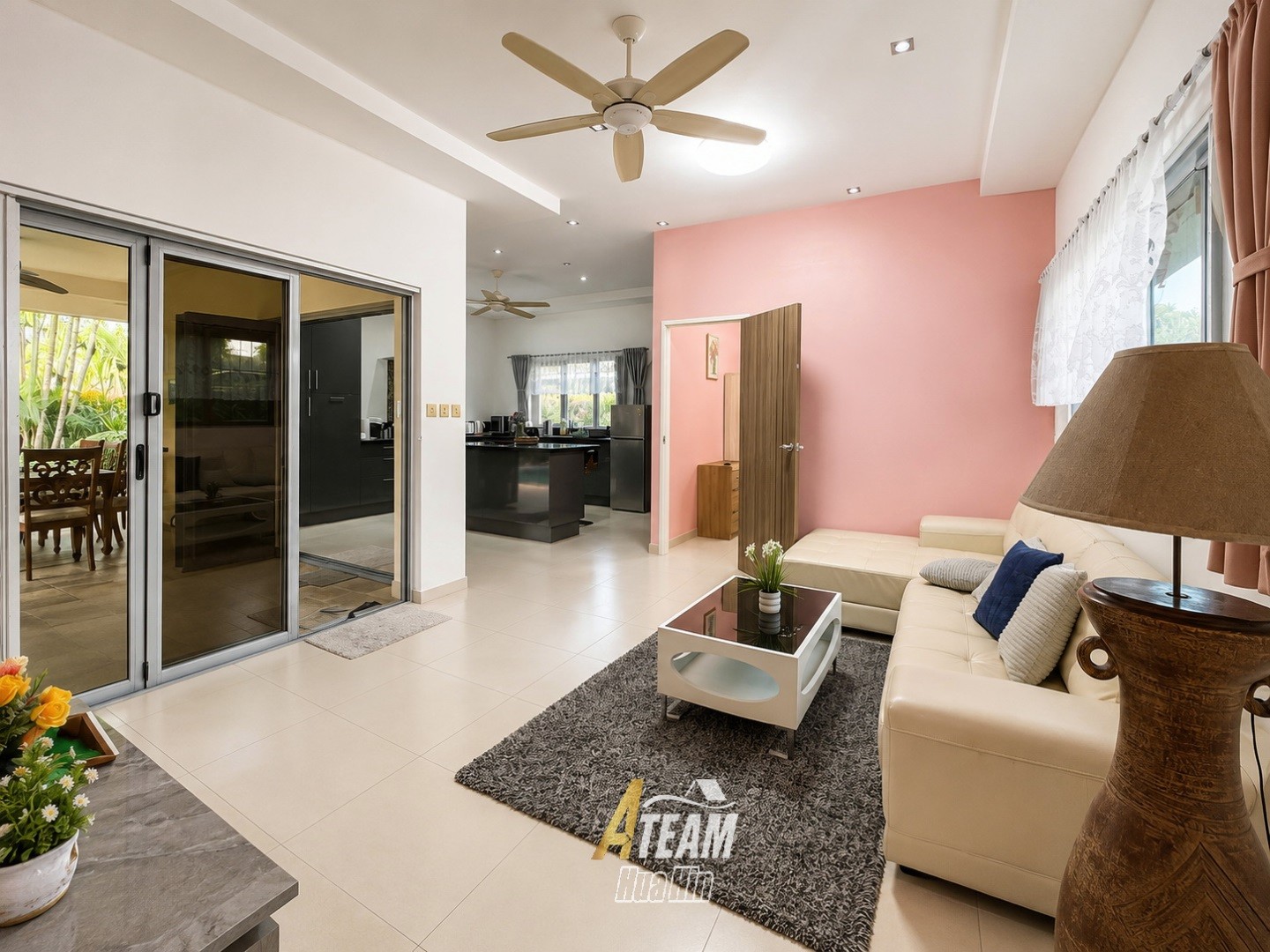 Villa avec piscine de 3 chambres à louer à Wijittra, à Hin lek fai