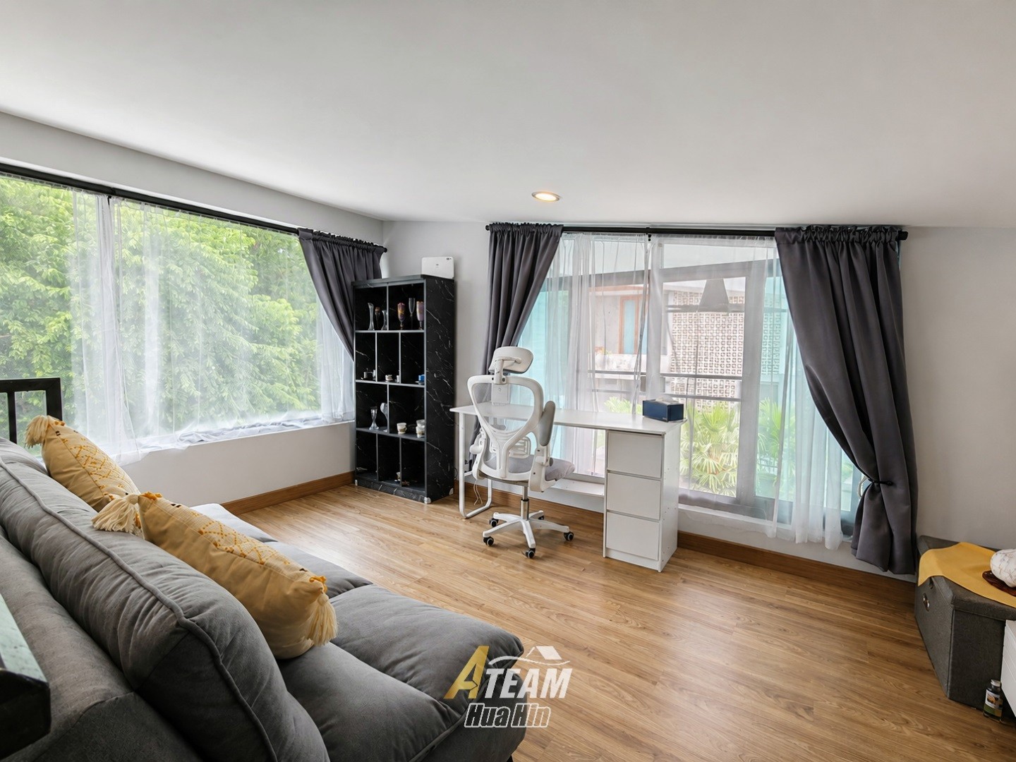 Charmante villa avec piscine de 2 chambres à vendre à Thap Tai