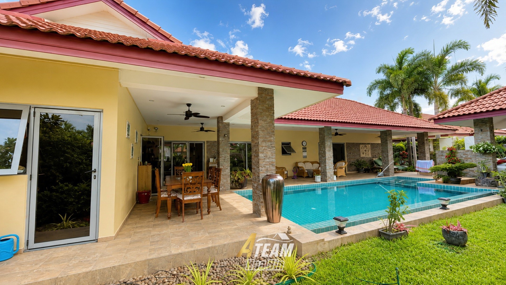 Villa avec piscine de 3 chambres à louer à Wijittra, à Hin lek fai