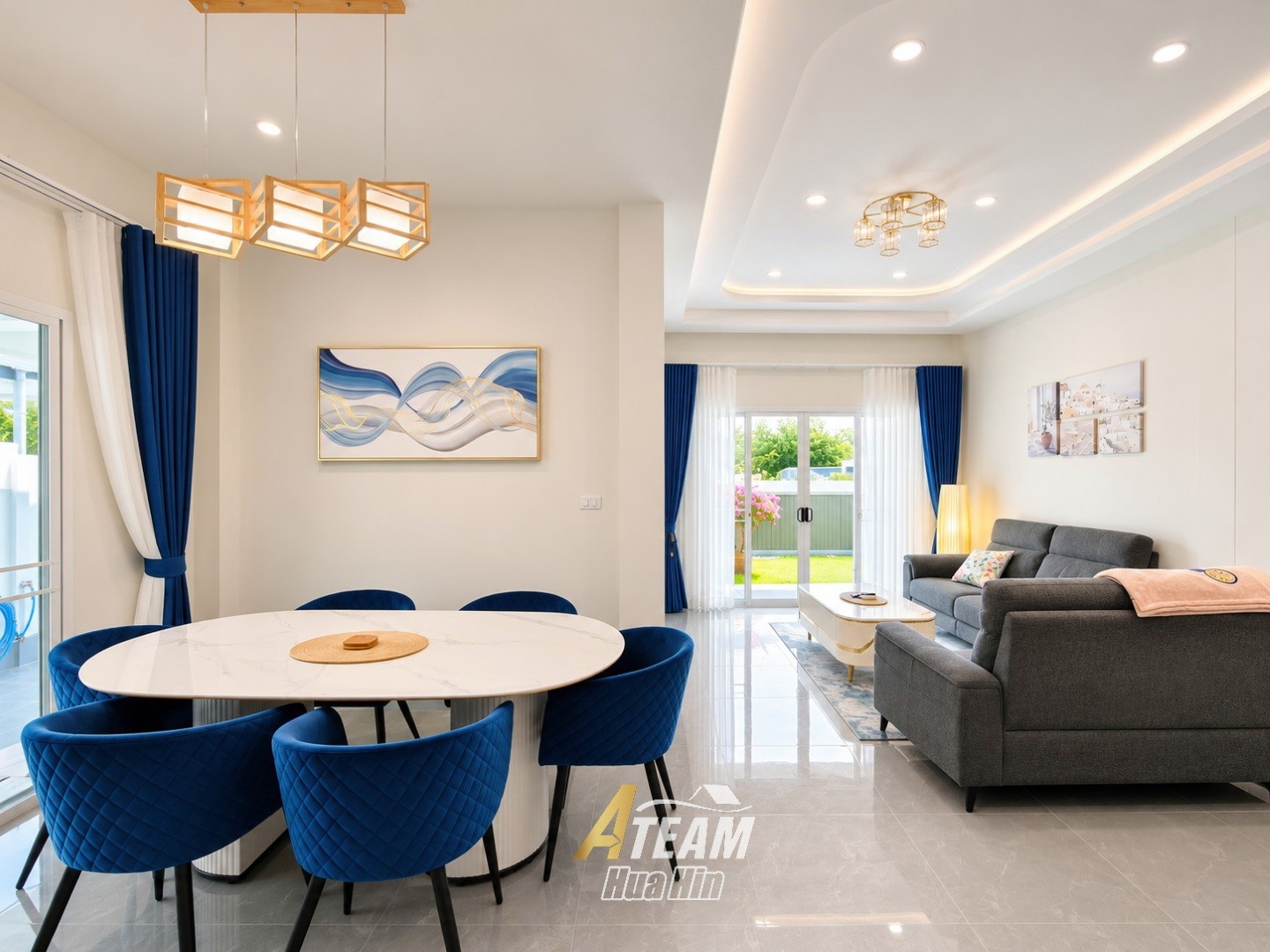 Maison de 3 chambres quasi neuve à Pinnacle Village, Sam Phraya