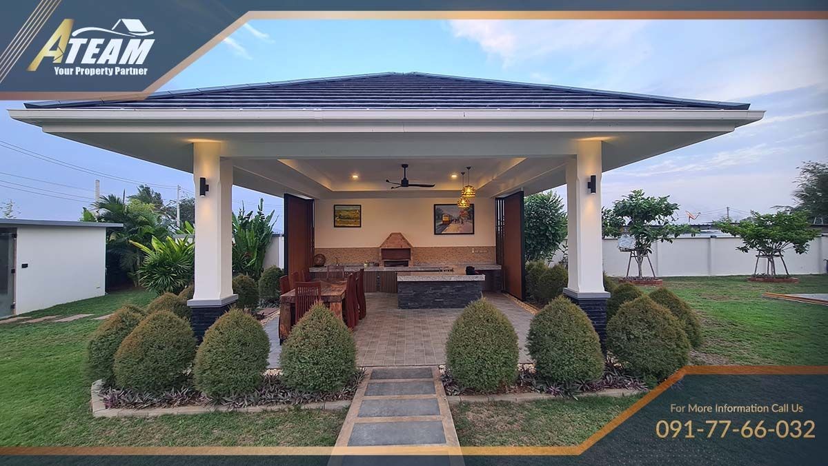 luxury 5 bedrooms on 2 rais resale development Hua Hin62