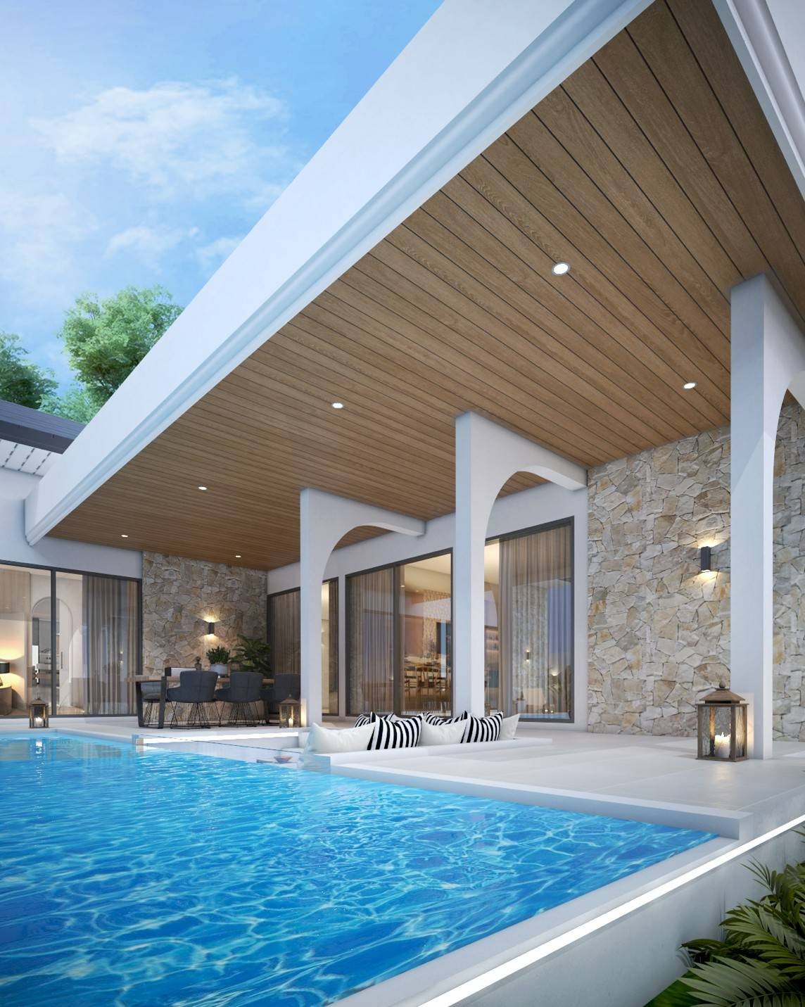 Vie luxueuse dans une villa boutique privée à Hua Hin – emplacement privilégié sur Soi 102