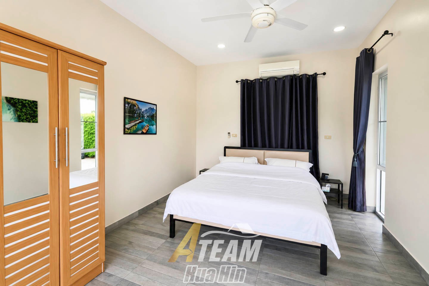 Villa avec piscine privée de 3 chambres sur un grand terrain de 800 Sq.m. | Pak Nam Pran, Pranburi