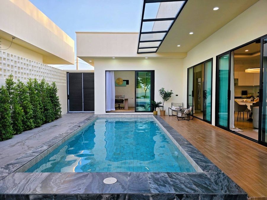 ocean oasis 3bed 3bath pool villa offplan development hua hin90