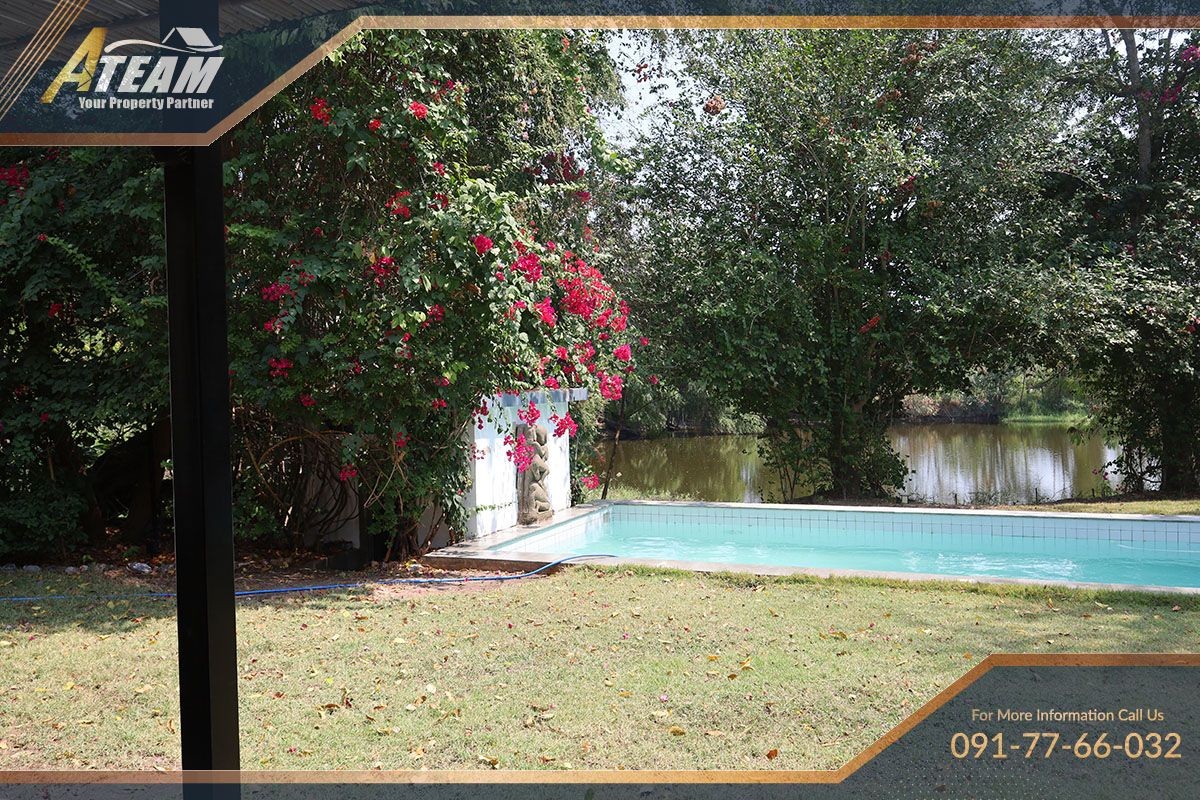 House for sale huahin poolvilla luxury Lakeside 5bedroom garden41