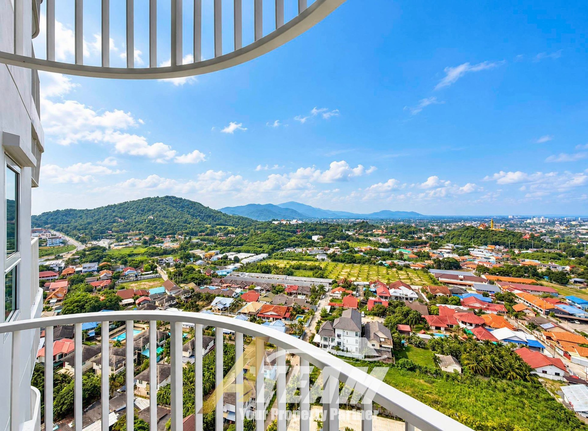 Studio en location avec vue sur mer et montagne à Supalai Blue Whale Hua Hin